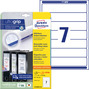 Etykiety na segregator Avery Zweckform L4760REV-20 białe 192 x 38mm 140 naklejek