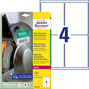 Etykiety polietylenowe Avery Zweckform L7915-10 rozm. 99,1 x 139 mm 40 etykiet