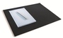 Durable 7304 01 Podkład na biurko z garbowanej skóry, rozmiar 420x300 mm czarny