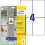 Etykiety na beton Avery Zweckform L7876-20 roz. 105,0 x 148,0 mm 80 etykiet