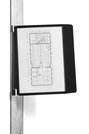 Uchwyt magnetyczny ścienny z 10 czarnymi panelami Durable 5918 01 Function