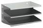 Durable 3359 10 Metalowy sorter do dokumentów kpl 3 półki  szary
