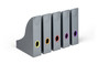 Durable 7706 57 komplet 5 pojemników VARICOLOR Magazine Rack zestaw 5 szt.