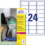 Etykiety polietylenowe Avery Zweckform L7912-40 rozm. 63,5 x 33,9 mm 960 etykiet