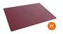 Durable 722203 Podkład na biurko 530x400 mm z przezroczystą nakładką PP czerwony