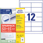 Etykiety uniwersalne Avery Zweckform 4781-65 rozmiar 97 x 42,3mm, 780 szt.