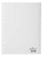 Durable 6441 02 Przekładki A4 PP, kpl.10 indeksy wsuwane białe