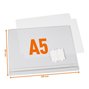 Durable 5057 19 Kieszeń informacyjna A5 wodoszczelna samoprzylepna op. 5 szt.