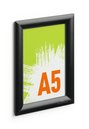 Durable 4795 01 Aluminiowa ramka zatrzaskowa A5 czarna