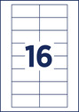 Wkłady do identyfikatorów Avery 74 x 34 mm DPC7434A-10 op.160 szt.
