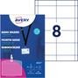 Avery 4825 Holdery na identyfikatory na smyczy i wkładami 60 x 90 mm, 10 szt. 