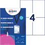 Avery 4834 Holdery na identyfikatory na smyczy i wkładami 105 x 148 mm, 10 szt. 