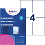 Avery 4834XL Holdery na identyfikatory na smycz, 105 x 148 mm, 50 szt