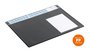 Durable 722501 Podkład na biurko 650x480 mm z przezroczystą nakładką PP czarny
