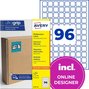 Etykiety do oznaczeń PPWR Avery L7131-10 papierowe15x15mm 960 etykiet