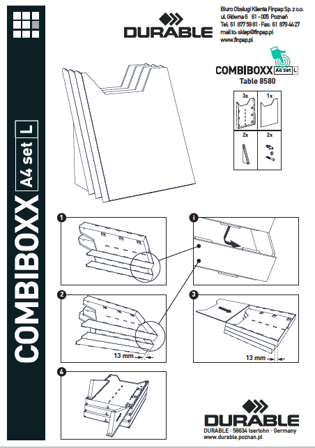 Combiboxx 8580 instrukcja montażu